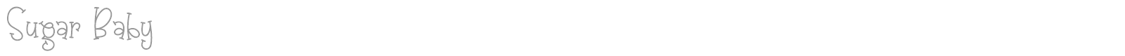 Sugar Baby font preview